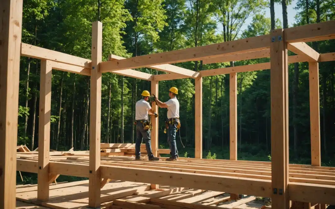 Vers un habitat durable : l’essor des constructions en bois écologique 