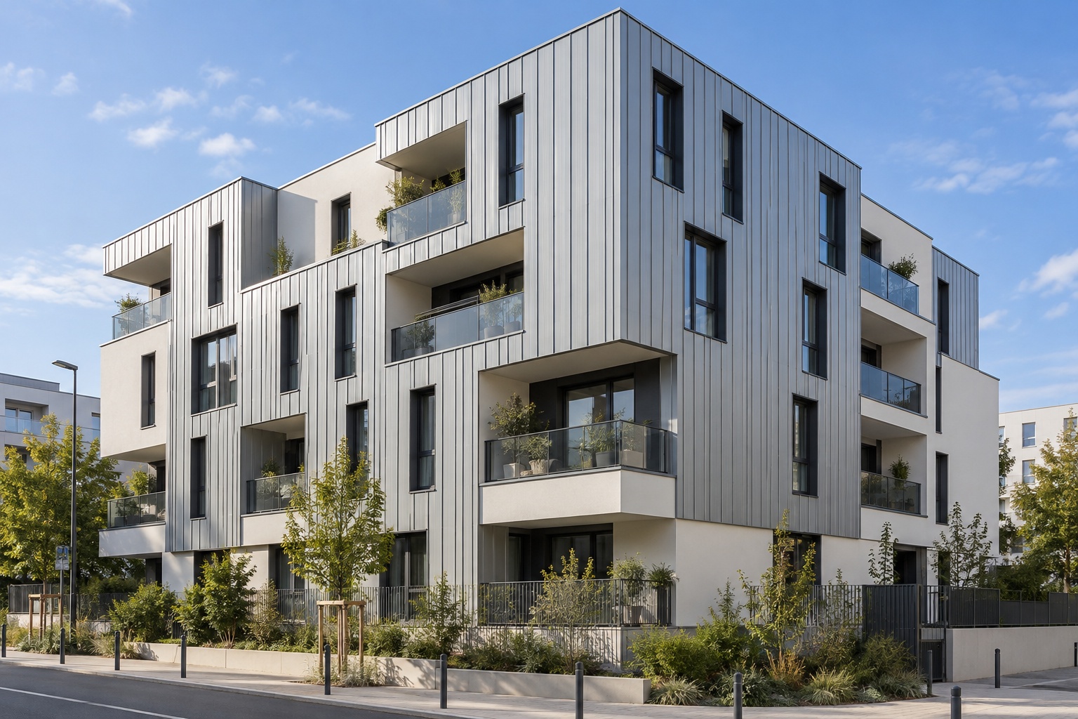 Bardage immeuble : les solutions SwissPearl vues par un vieux maçon